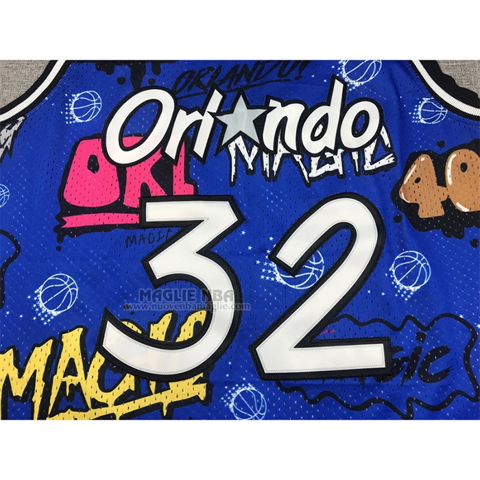 Maglia
 NO 32 Orlando Magic Mitchell & Ness Slap Sticker 1994-95 Blu
 Shaquille O'Neal